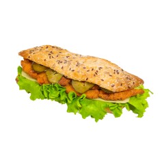 Sandwich cu șnitel de pui